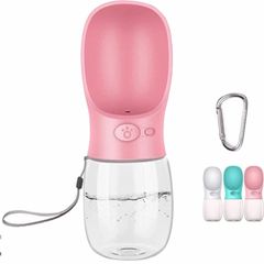 Portable Dog Water Bottle, 350/550ml Dog Walking Travel Bottle Puppy Water Leak Proof Drinking Dispenser Food Grade Dog Hot Water Drink Bottle (MULTIPLE SIZES/COLOURS)