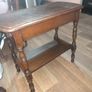 Beautiful Antique Table with Ashtray in Drawer, Measurements are in the photo's, Image 6