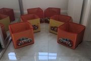 Boys bedroom/playroom storage boxes