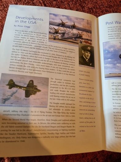 The History of Powered Flight stamp book