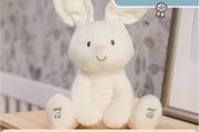 Brand New GUND Flora Bunny Interactive Plush with Moving Ears, Play &amp; Sing Features 12 Inch Version
