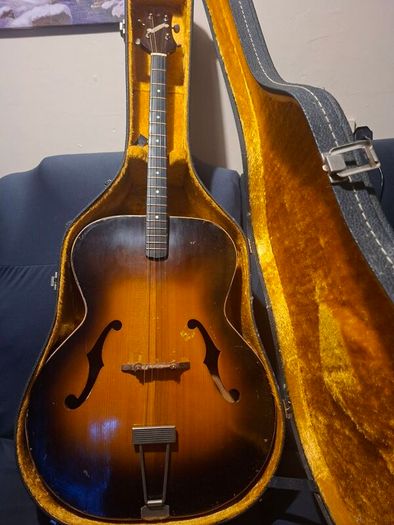 Rare Vintage 1930's Gretsch Jumbo Archtop Tenor Acoustic