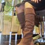 Duo Boots - black suede long boots Image 7