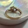 Vintage 9ct Gold Tanzanite & Diamond Ring (Size N) Birmingham Image 7