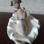 Tengra Valencia Spain Porcelain Figurine " Puppies at Play" Image 2