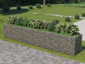 Gabion Raised Bed Galvanised Steel 540x90x100 cm