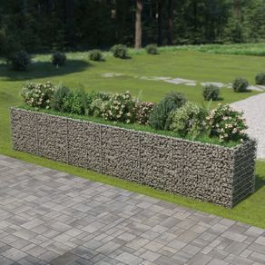 Gabion Raised Bed Galvanised Steel 540x90x100 cm