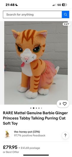 cat  Mattel Barbie