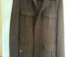 Magee 100% wool over-shirt 40R