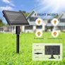 NEW SALE | Solar String Lights Outdoor, 15M/50FT 25 LED Solar Festoon Lights Outdoor, Waterproof 4 Modes Garden Lights for Patio Gate Yard Fence Trees Wedding Party Image 4