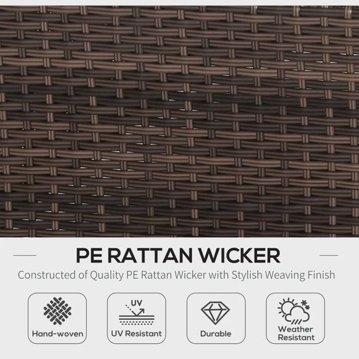 5PC Rattan Furniture Set Garden Outdoor (FREE SHIPPING)