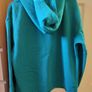 Size M (12-14) Green hoodie Image 4