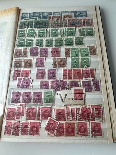 CANADA collection in stamp album