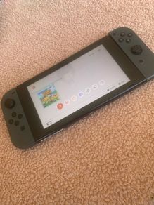 NINTENDO SWITCH with animal crossing and super mario odyssey