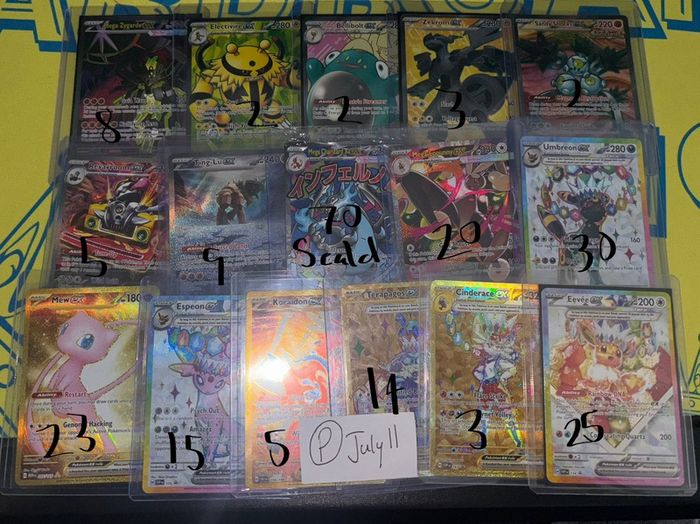 pokemon cards loads of hits