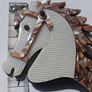 Vintage horse head brooch. Image 7