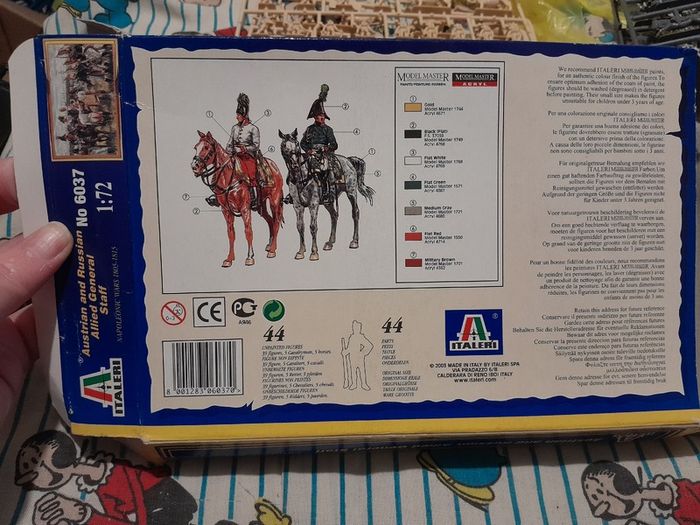 Italeri 6037 Austrian And Russian Allied General Staff