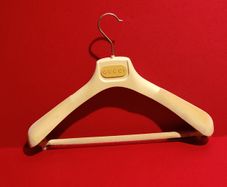 Gucci Tan felt covered hanger
