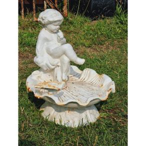 Cherub Bird Bath H142