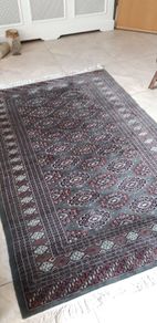 Stunning Forest Green Pakistan Hand knotted Bokhara