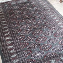 Stunning Forest Green Pakistan Hand knotted Bokhara