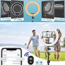 10 inch RGB Ring Light with 59'' Extendable Tripod Stand & Phone Holder 21 colours Image 4