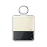 Original Samsung Z Flip 3 Samsung Galaxy Z Flip3 5G Clear Cover with Ring Image 2