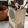 Irish Studio Pottery Bud Vase Ann McNulty Enniskillen signed Image 3