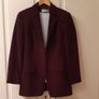 Burgundy / Plum Blazer 10/12 Tailored Image 3