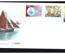 1992 Ireland Bicentenary of Galway Chamber of Commerce and Industry & Irish Maritime Heritage Commemorative Stamps An Post First Day Cover (FDC)