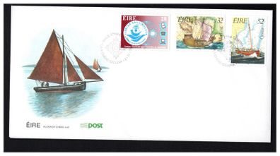 1992 Ireland Bicentenary of Galway Chamber of Commerce and Industry & Irish Maritime Heritage Commemorative Stamps An Post First Day Cover (FDC)
