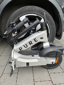 PURE Electric folding scooter.