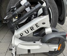 PURE Electric folding scooter.