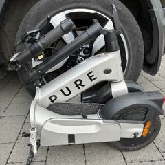 PURE Electric folding scooter.