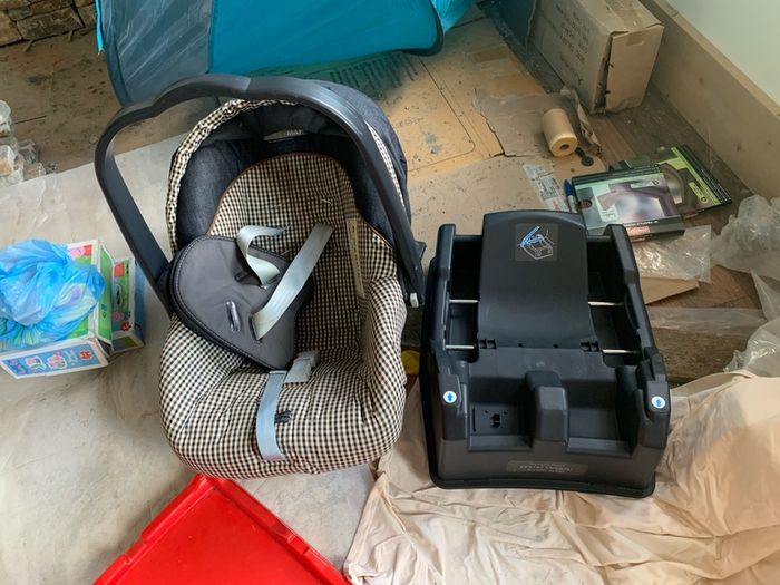 pram and car seat