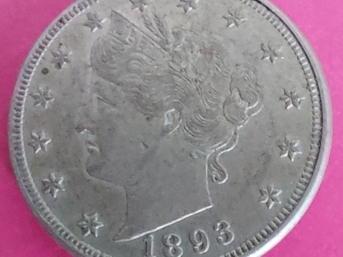 1893  American LIBERTY Nickle coin