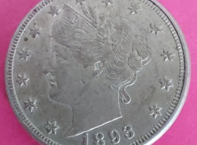1893  American LIBERTY Nickle coin
