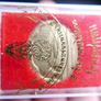 1987 Reclining Buddha Wat Pho King Rama IX 60th Birthday UNC Brass Medal Amulet in original box Image 8