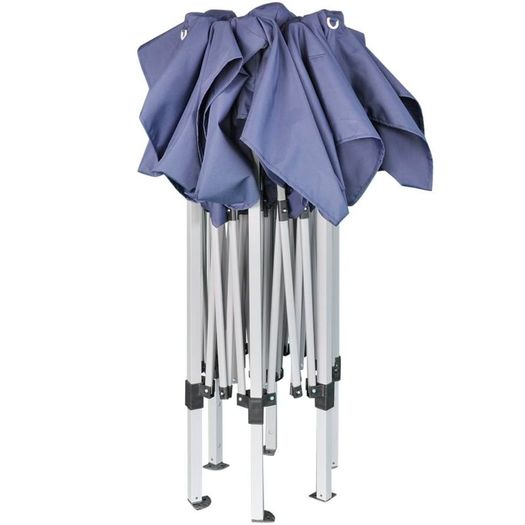 Hexagonal Pop-Up Foldable Marquee Dark Blue 3.6x3.1 m