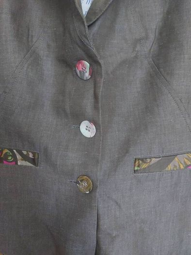 St Martins linen cotton blend jacket (free post)