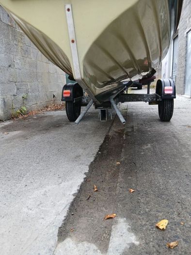 15ft lough sheelin lake boat and trailer.