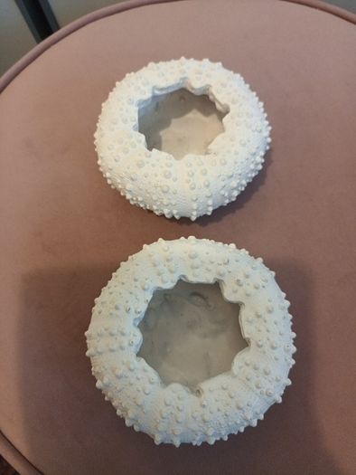 2 x Sea themed T light candle holders from Carraig Donn