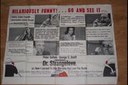 UK Quad Movie Poster: Dr. Strange Love Stanley Kubrick (Director)