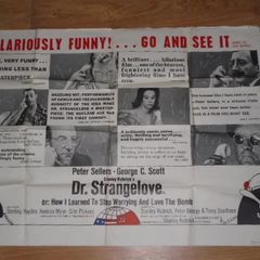 UK Quad Movie Poster: Dr. Strange Love Stanley Kubrick (Director)