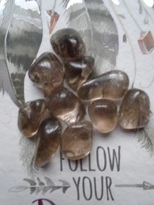 Smokey Quartz tumblestones,Gemstones,Crystals