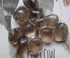 Smokey Quartz tumblestones,Gemstones,Crystals