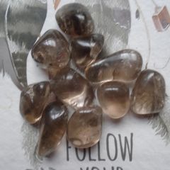 Smokey Quartz tumblestones,Gemstones,Crystals