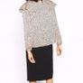 ZARA double frill printed top, blouse, polka dot Image 5