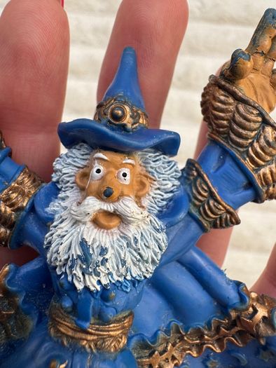 Merlin The Magician approx. 10cm figure wizard Used damaged Please see photos