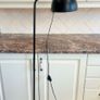 Black tall floor lamp Image 2